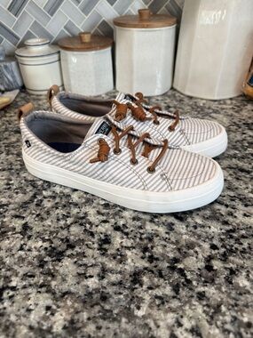 Sperry Crest Vibe stripped sneakers